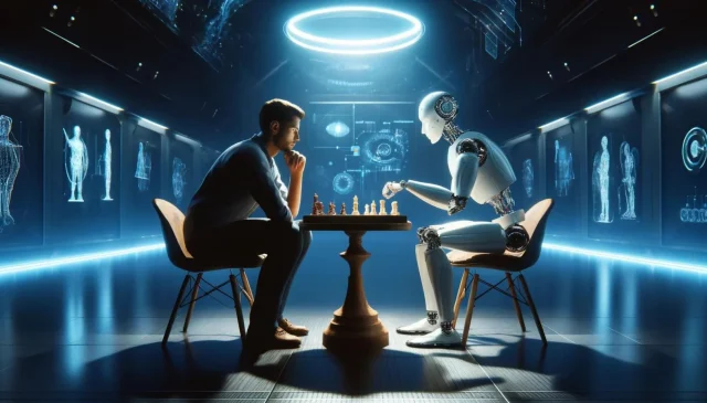 Artificial Intelligence playing chess vs a human